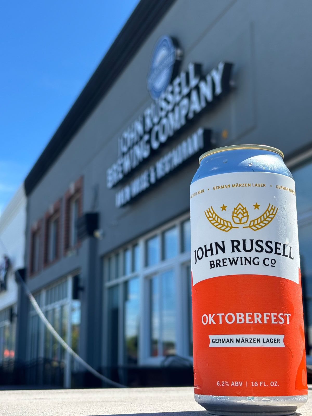 Oktoberfest Can in front of JRB web