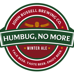 John Russell Brewing Co Beer Label Humbug No More