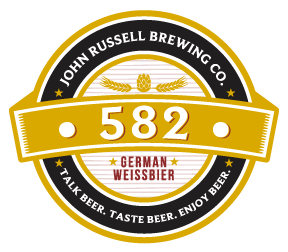 John Russell Brewing Co Label 582Wheat