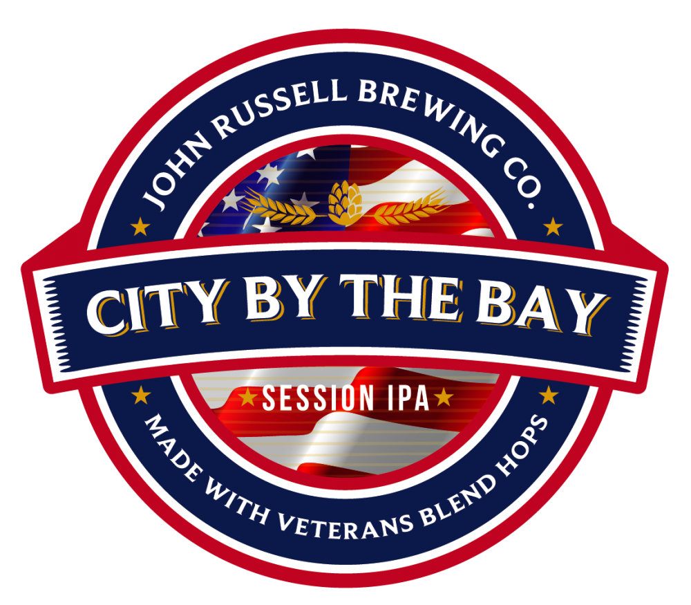 John Russell Brewing Co Label City by the Bay Session IPA