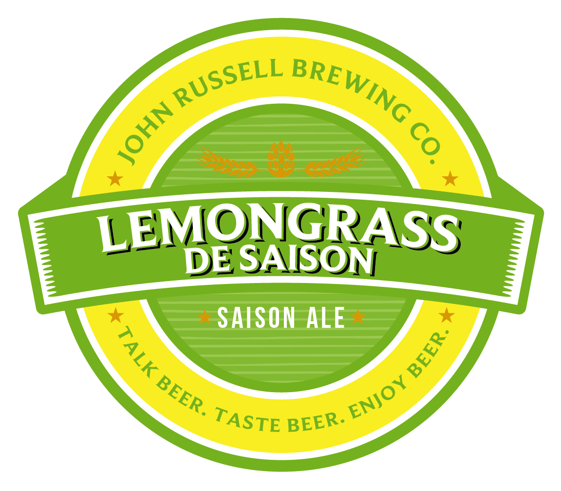 John Russell Brewing Co Label Lemongrass de Saison