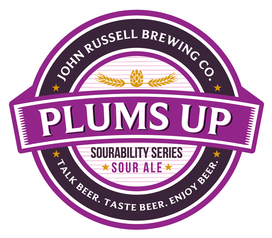 John Russell Brewing Co Label Plums Up Sourability Series v2