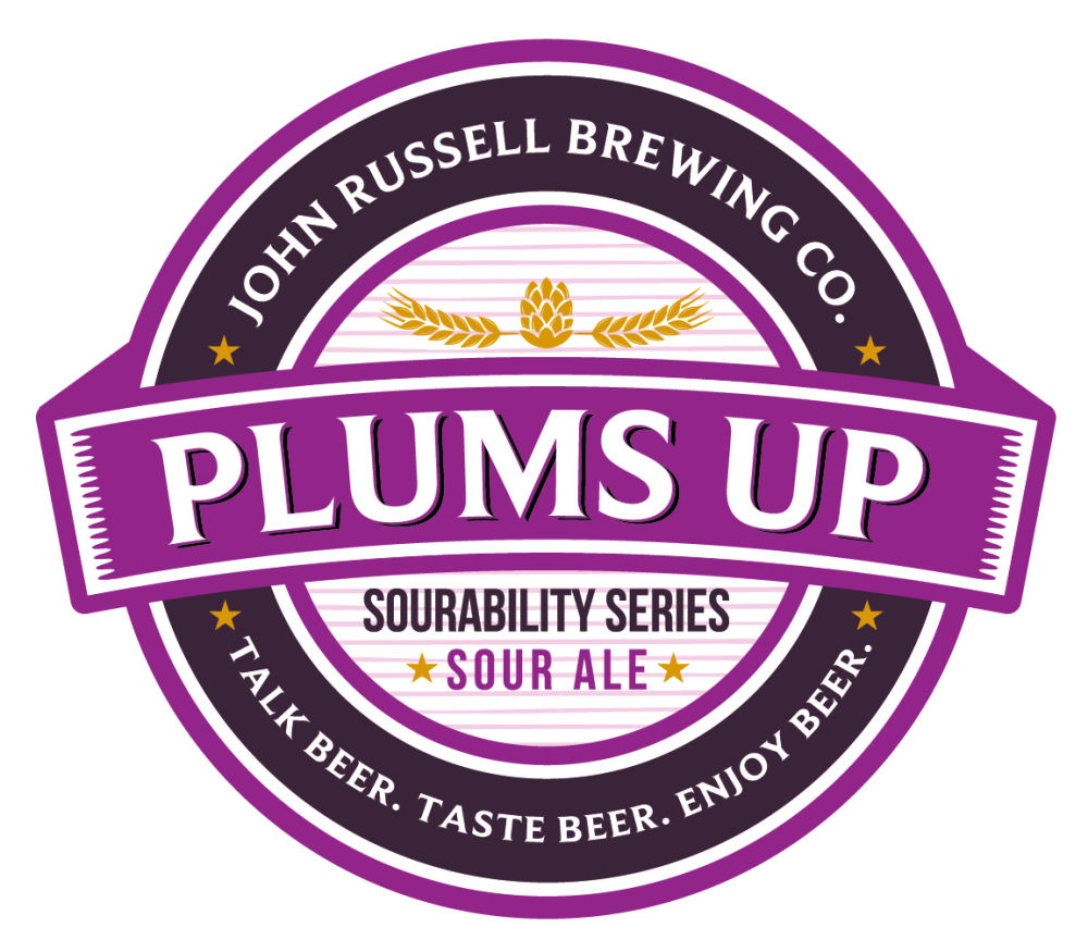 John Russell Brewing Co Label Plums Up Sourability Series v2