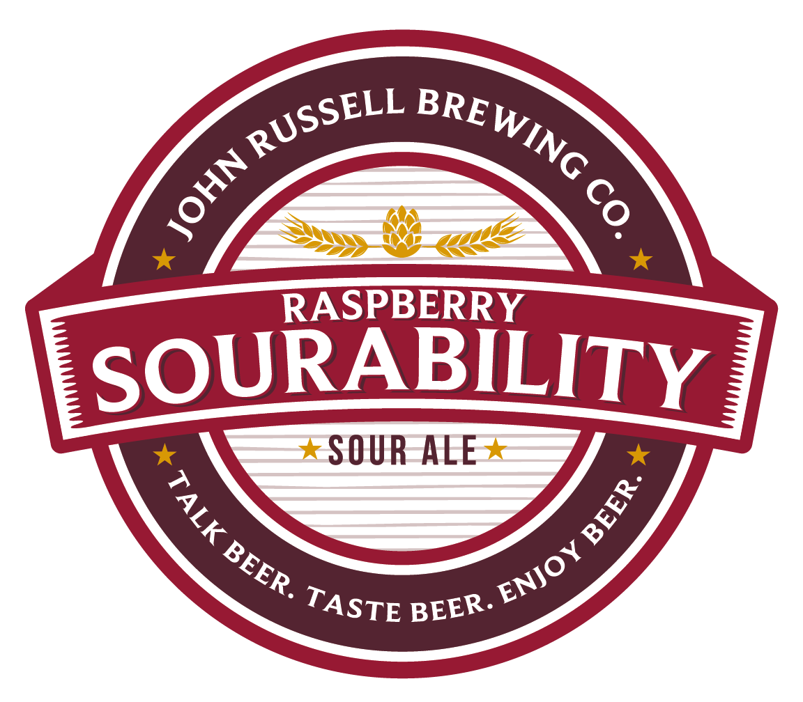 John Russell Brewing Co Label Raspberry Sourability