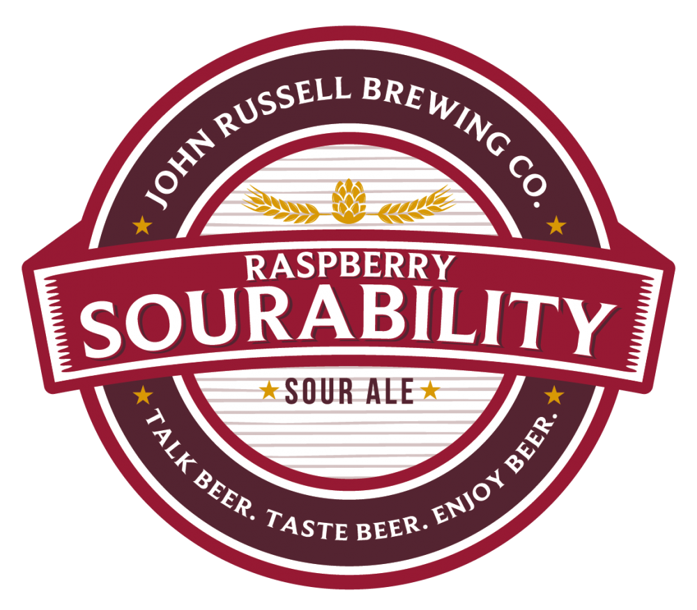 John Russell Brewing Co Label Raspberry Sourability
