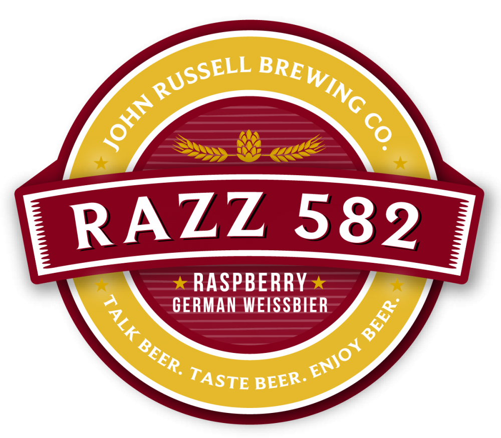 John Russell Brewing Co Label Razz 582