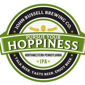 John Russell Brewing Co Label pursueyourhoppiness