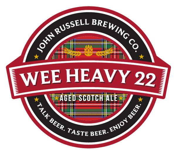 John Russell Brewing Co Label Wee Heavy 22