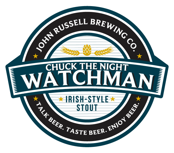 John Russell Brewing Co Label chuckthenightwatchman
